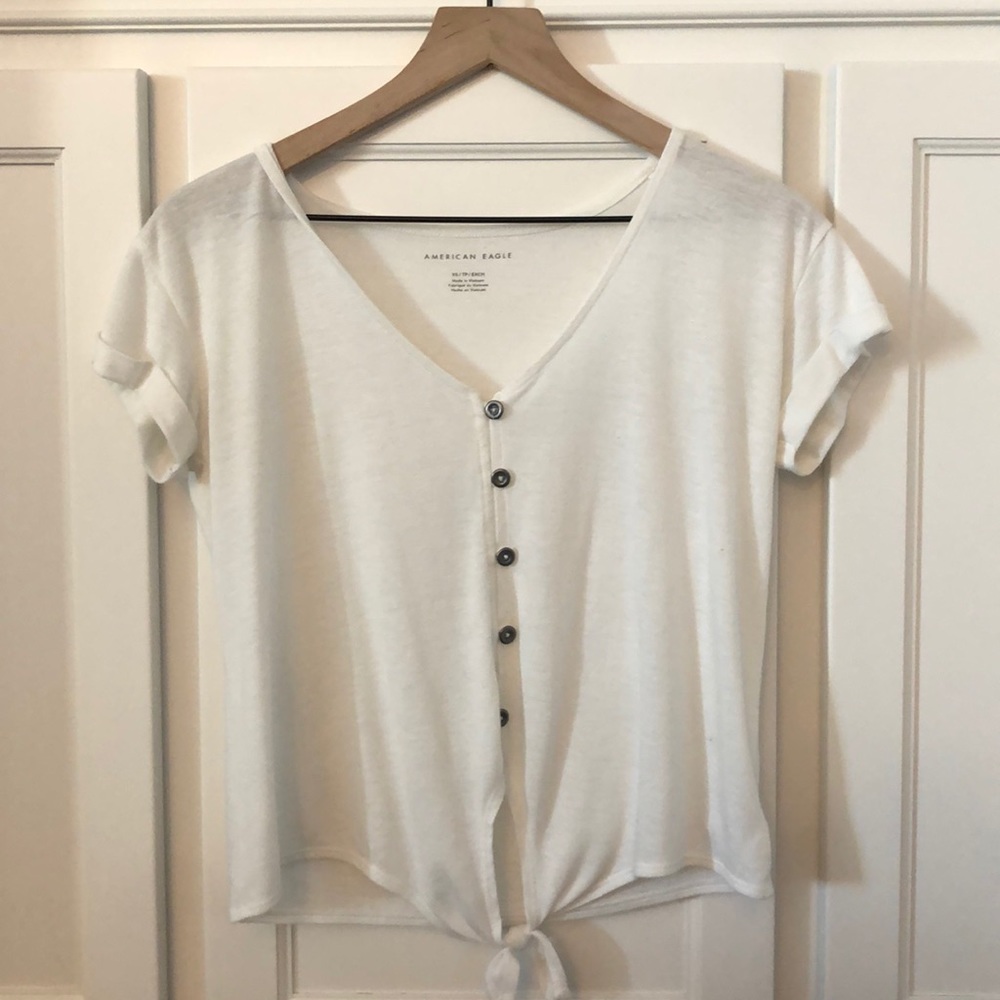 White American Eagle top